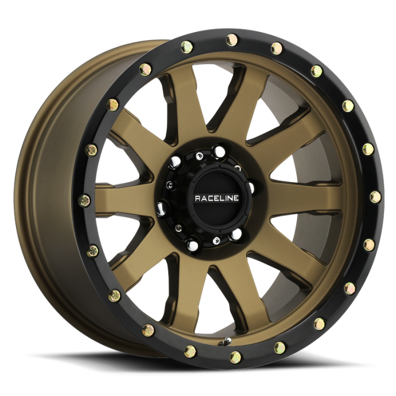 Raceline 934BZ Clutch 17x9in / 8x165.1 BP / -12mm Offset / 130.81mm Bore - Bronze Wheel 934BZ-79080-12 934BZ-79080-12 Photo - Primary
