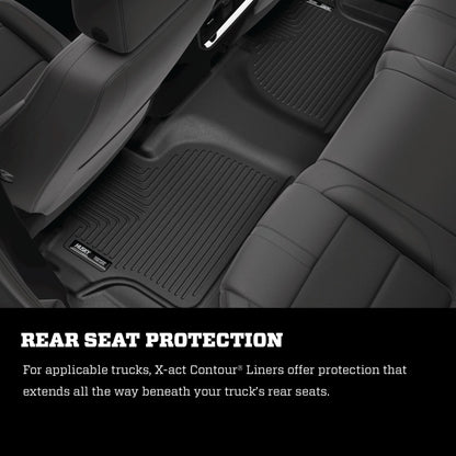 Husky Liners 2015 Ford Explorer X-Act Contour Black Floor Liners (2pc) 53331 Photo - Mounted