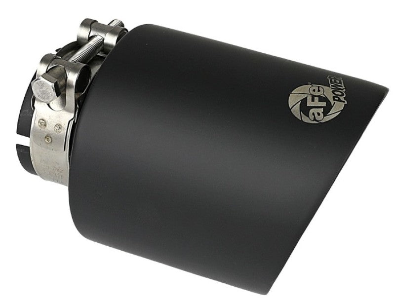 aFe Takeda 304 SS Clamp-On Exhaust Tip 2.5in. Inlet / 4.5in. Outlet / 7in. L - Black 49T25454-B072 49T25454-B072 User 1