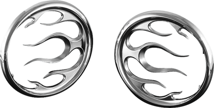 Kuryakyn Flame Speaker Grills 3788 3788 Photo - Primary