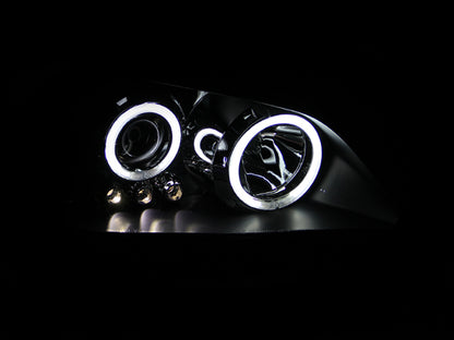Anzo 2001-2005 Lexus Is300 Projector Headlights w/ Halo Black 121199 Photo - Mounted