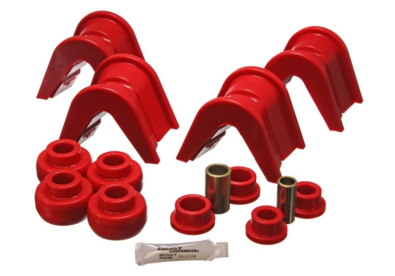 Energy Suspension Independent Rear Suspension Bushing Set Red Ford Bronco Base 1966-1979 4.7105R Photo - Primary