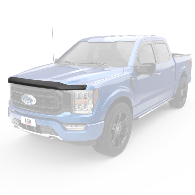EGR 2021+ Ford F150 Superguard Hood Shield - Smoke (303581) 303581 303581 Photo - Mounted