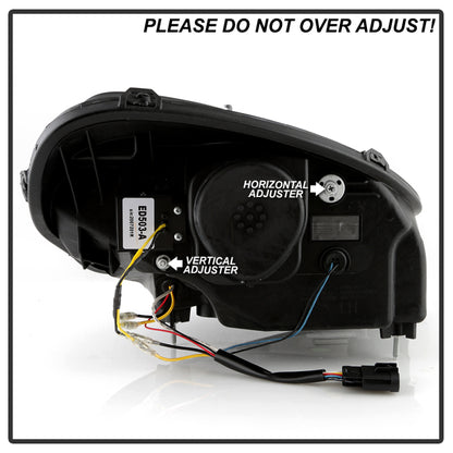 SPYDER Apex Series 05-13 Chevrolet C6 Corvette Hi Powered LED Module Headlights 5087942 5087942 User 5