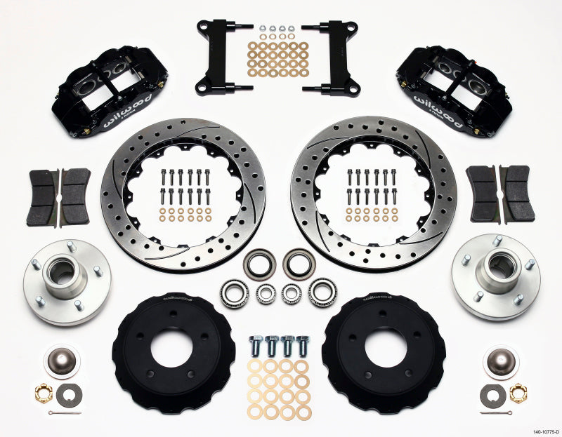 Wilwood FNSL6R Front Hub Kit, 13.06",Drilled,Chevy C-10 60-87 CPP Drop Spindle 140-10775-D Photo - Primary