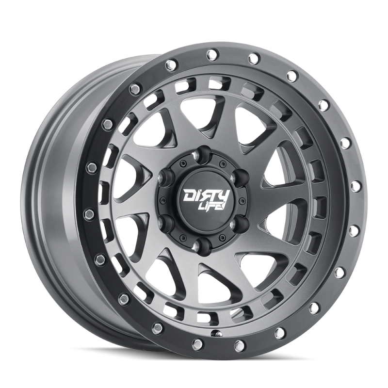 Dirty Life 9311 Enigma Pro 17x9/6x135 BP/-12mm Offset/87.1mm Hub Satin Graphite Wheel - Beadlock 9311-7936MGT12 9311-7936MGT12 Photo - Primary