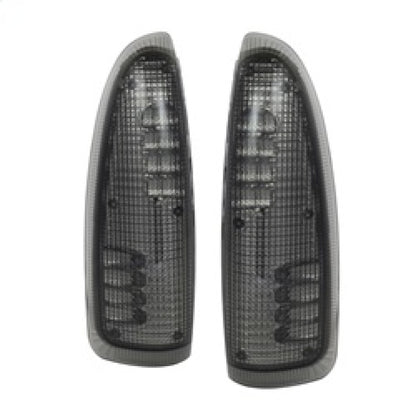 SPYDER xTune Ford Superduty F250-F650 03-07 Amber LED Mirror Signal Lens - Smoke ACC-LED-FDSD99-MR-SM 9924729 9924729 Photo - Primary
