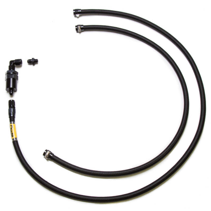 Chase Bays Nissan 240SX S13/S14/S15 w/1JZ-GTE/2JZ-GTE (w/Radium Rail/Stock FPR) -08AN Fuel Line Kit CB-N-2JZF-08ORB