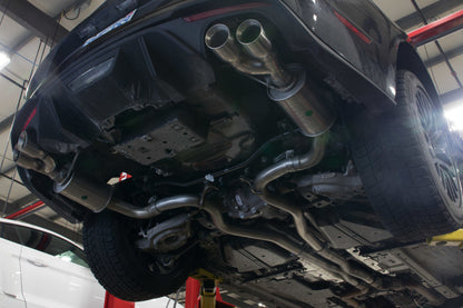 ROUSH 2018-2019 Ford Mustang 5.0L V8 Cat-Back Exhaust Kit (Fastback Only) 422093 422093 Photo - Mounted