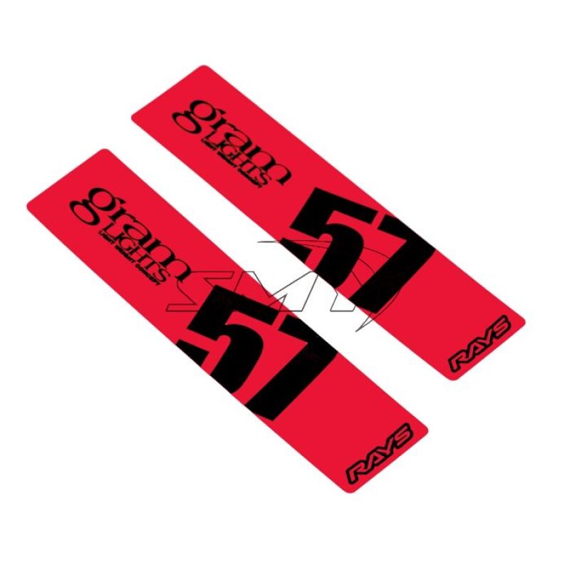 Gram Lights 57DR/57CR Spoke Sticker Red (2 PCS) WC57SSTKR WC57SSTKR User 1