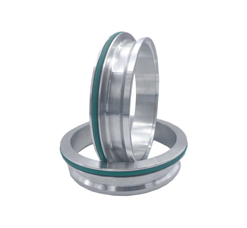 Granatelli Motor Sports Granatelli Stainless Steel Dual Seal Clamp 4.0in Weld-On Ferrule Set 318540FS 318540FS User 2
