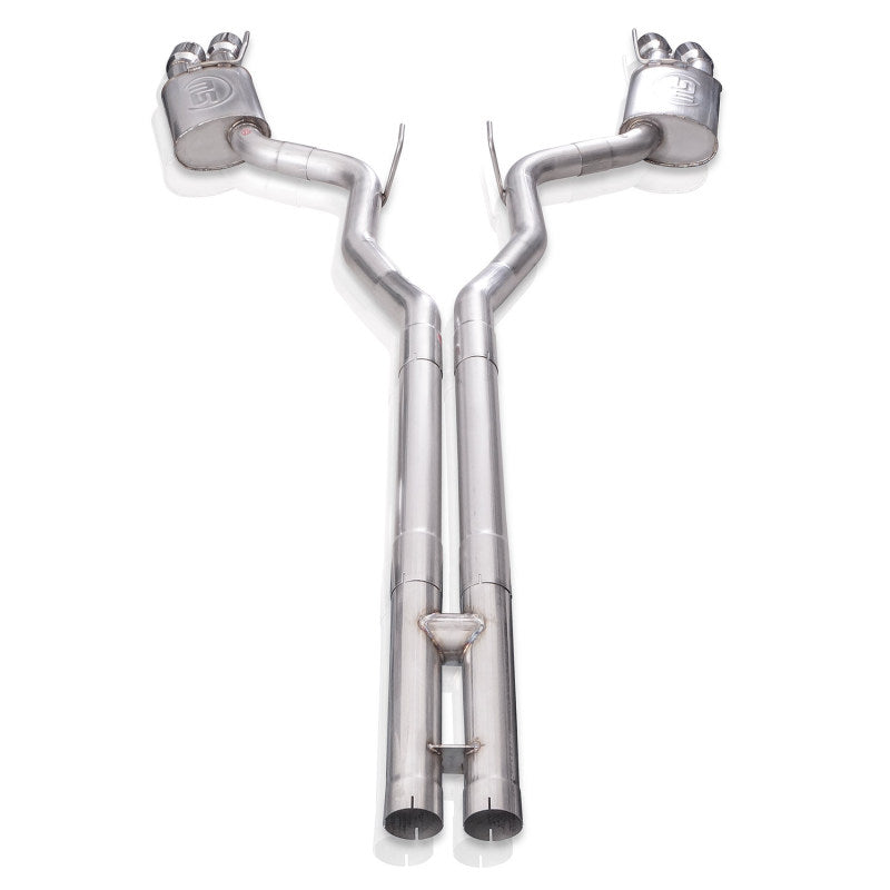 Stainless Works 18+ Ford Mustang GT Redline H-Pipe Performance Connect Cat-Back Exhaust M18CBHPC M18CBHPC Photo - Unmounted