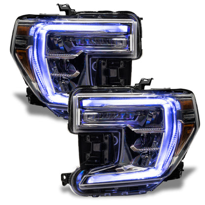 ORACLE Lighting Oracle 19-21 GMC Sierra 1500 RGB+W Headlight DRL Upgrade Kit - ColorSHIFT w/o Controller 1287-334 1287-334 Photo - Close Up