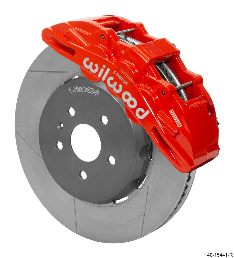 Wilwood SX6R Front Brake Kit 15in Lug Drive Red Rotor w/ Lines 16-19 Chevrolet Camaro 140-15441-R 140-15441-R User 1