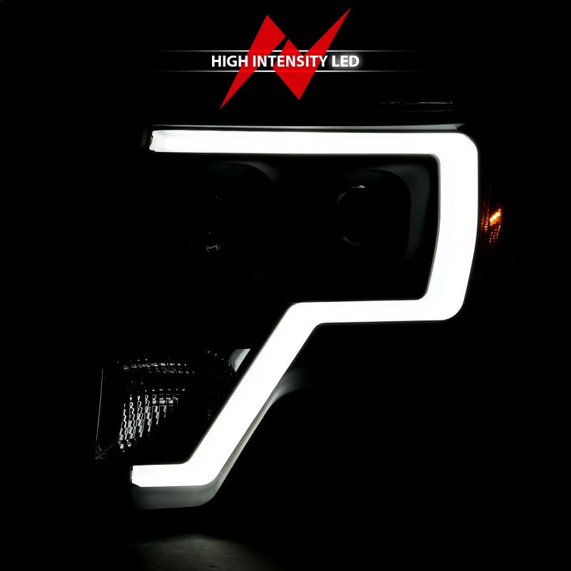 ANZO 2009-2014 Ford F-150 Projector Light Bar H.L Black Amber 111443 111443 Photo - Unmounted