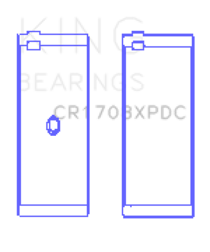 King Engine Bearings King Chevrolet Custom Coated Performance Rod Bearing - Single (Size .010) CR1708XPDC010 CR1708XPDC010 Photo - Primary