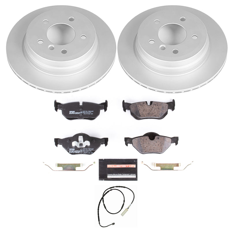 PowerStop Power Stop 13-15 BMW X1 Rear Euro-Stop Brake Kit ESK7008 ESK7008 Photo - Primary