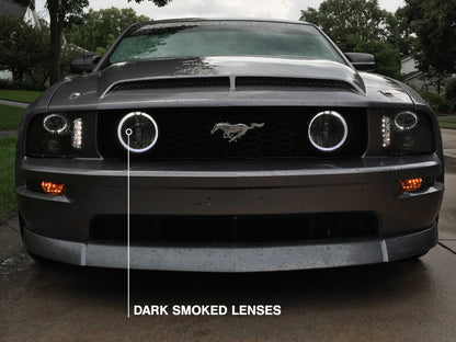 Raxiom 05-12 Ford Mustang GT LED Halo Fog Lights (Smoked) 49134 49134 Photo - Close Up