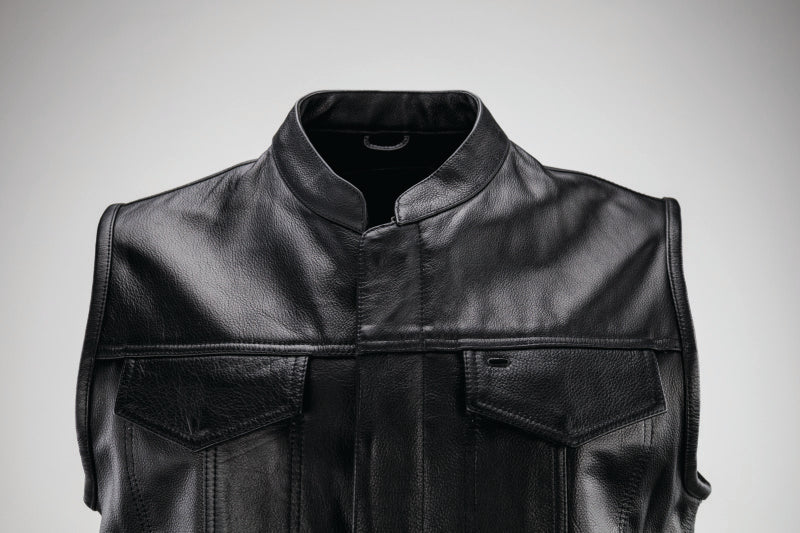 Kuryakyn Leather By River Road Vandal Club Vest Black - Small 094398 094398 User 3