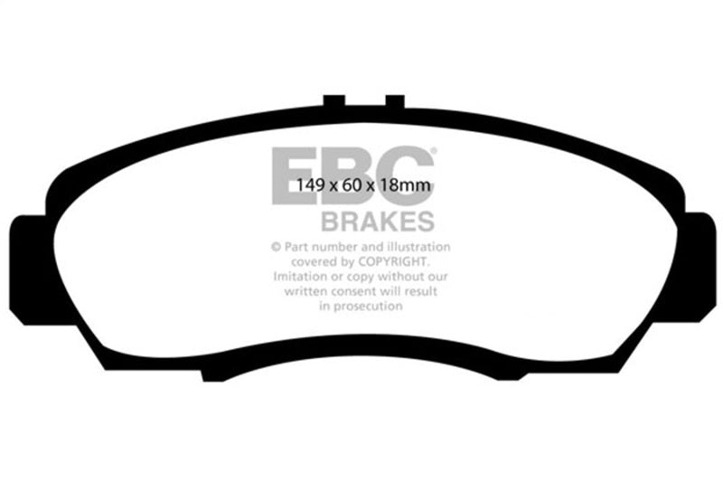 EBC Disc Brake Pad Set DP41610R Photo - Primary