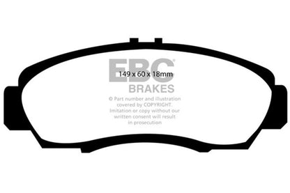 EBC Disc Brake Pad Set DP21610 Photo - Primary