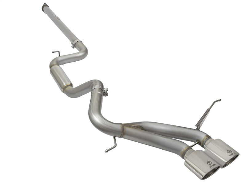 aFe Takeda 3in 304 Stainless Steel Cat-Back Exhaust System w/Polished Tip 49-33083-P Photo - Primary
