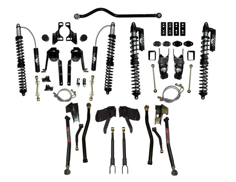 Skyjacker 07-16 Jeep JK 3.5-4.5in Long Arm LeDuc Series Coil-Over Kit (Requires Pitman Arm) JK44LLSK-SX JK44LLSK-SX Photo - Primary