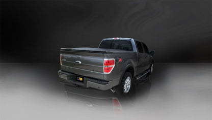 Corsa Performance 05-08 Ford F-150 SuperCrew/5.5ft Bed 4.6L V8 Polished Sport Cat-Back 24300 Photo - Mounted