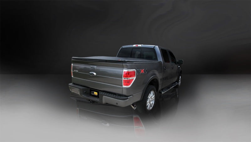 Corsa Performance 09-10 Ford F-150 4.6L V8 Polished Sport Cat-Back Exhaust 24310 Photo - Mounted