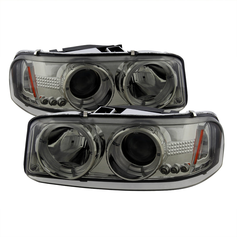Spyder GMC Sierra 1500/2500/3500 99-06 Projector Headlights LED Halo LED Smoke PRO-YD-CDE00-HL-SMC 5009371 5009371 Photo - Primary