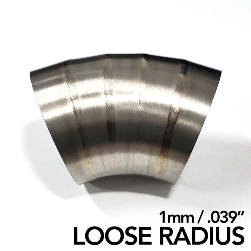 Ticon Industries 2.5in Dia 1.5D Loose Rad 90Deg Bend 1mm/.039in Pre Welded Titanium Pie Cut - 10pk 141-06350-1303 141-06350-1303 User 1