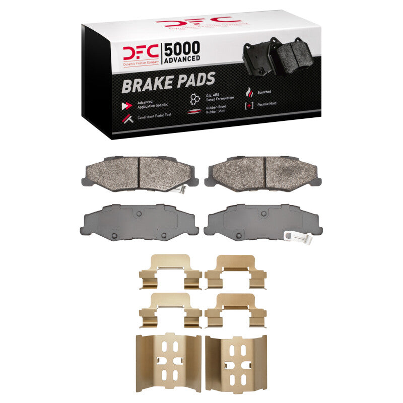 DFC DFC 5000 Advanced Semi Met Brake Pads Brakes, Rotors & Pads Brake Pads - OE main image
