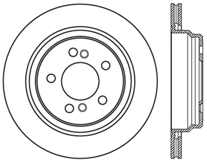 StopTech Sport Slotted (CRYO) 01-06 BMW M3 Rear Right Rotor 126.34054CSR 126.34054CSR Photo - Primary