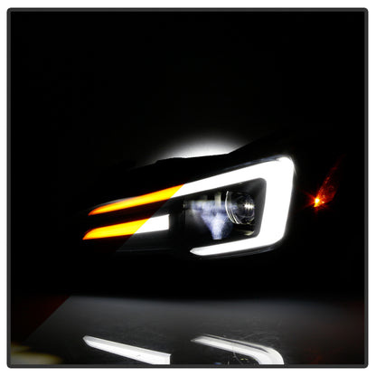 Spyder Subaru Impreza WRX 15-20 Halogen High-Power LED Headlights- Black PRO-YD-SWRX15HALAP-SBSEQ-BK 5088093 5088093 User 5