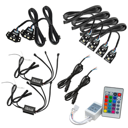 ORACLE Lighting Oracle 15-21 Dodge Charger RGB+W DRL Headlight DRL Upgrade Kit - ColorSHIFT w/ Simple Controller 1443-504 1443-504 Photo - Primary