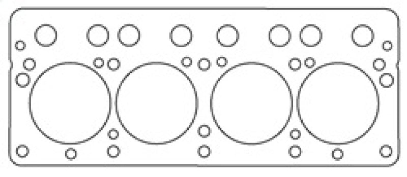 Cometic Head Gasket Bore: 74mm Material: Copper Thickness: .043in C4153-043 Photo - Primary