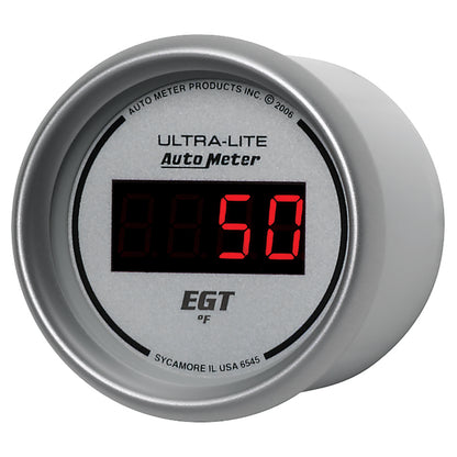 Autometer Gauge, Pyrometer (Egt), 2 1/16", 1600 Deg. F, Digital, Silver Dial 6545 User 2