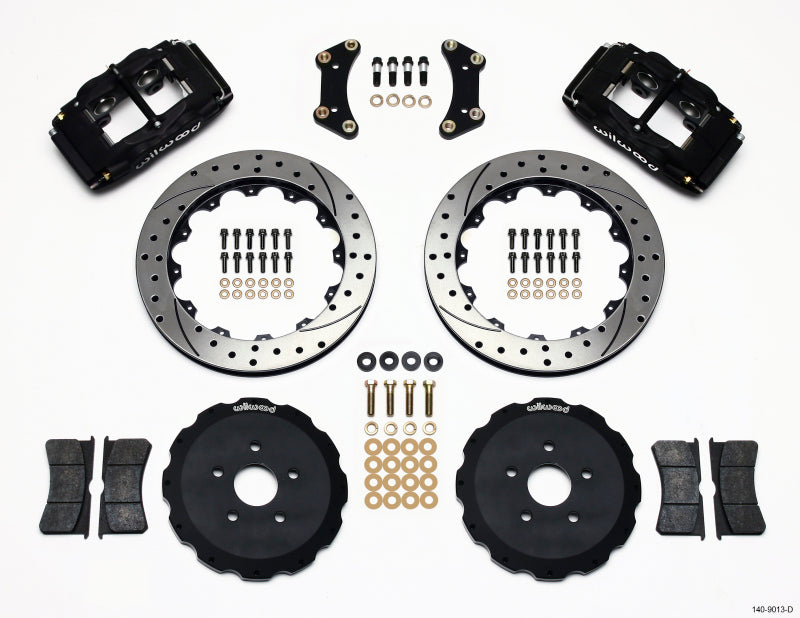 Wilwood FSLI4 Front Hat Kit, 13.00", Drilled, 2004-05 Scion tC 140-9013-D Photo - Primary