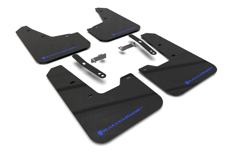 Rally Armor 2023 Kia Niro SG2 Black UR Mud Flap Blue Logo MF21-UR-BLK-BL MF21-UR-BLK-BL Photo - Primary