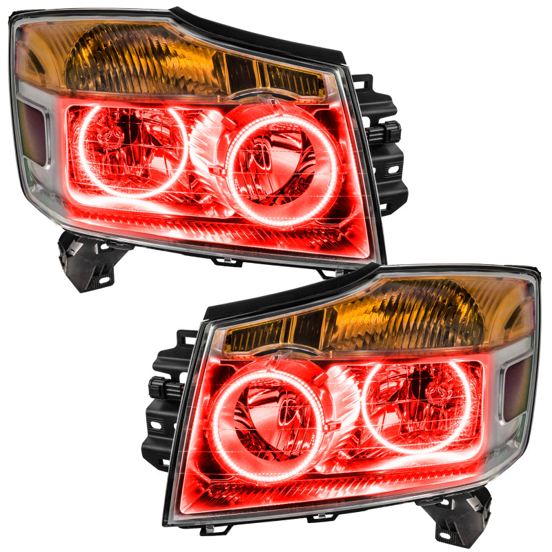 ORACLE Lighting 08-15 Nissan Armada Pre-Assembled LED Halo Headlights -Red 8106-003 8106-003 Photo - out of package