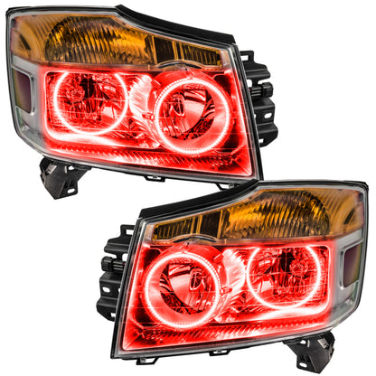 ORACLE Lighting 08-15 Nissan Armada Pre-Assembled LED Halo Headlights -Red 8106-003 8106-003 Photo - out of package