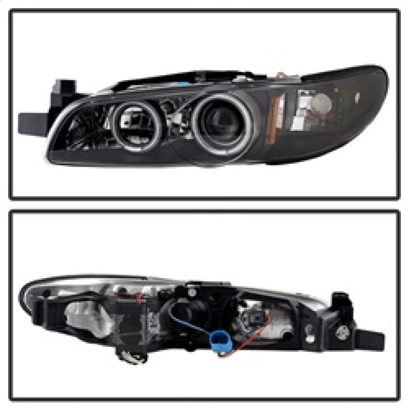 Spyder Pontiac Grand Prix 97-03 Projector Headlights CCFL Halo Blk Low H1 PRO-YD-PGP97-1PC-CCFL-BK 5011695 5011695 Photo - Unmounted