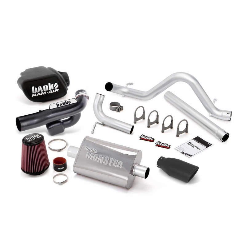 Banks Power 12-15 Jeep 3.6L Wrangler (All) 4dr Stinger Sys (no AutoMind) - SS Sing 51345-B Photo - Primary
