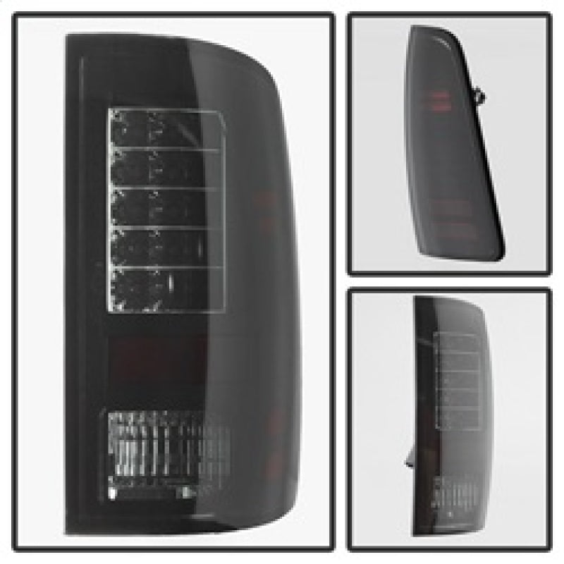 Spyder Dodge Ram 1500 09-14 LED Tail Lights Incandescent- Blk Smke ALT-YD-DRAM09-LED-BSM 5078124 5078124 Photo - Unmounted