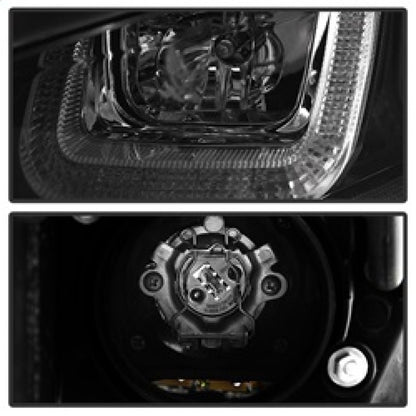 Spyder Volkswagen Golf VII 14-16 Projector Headlights DRL LED Red Stripe Blk PRO-YD-VG15-RED-DRL-BK 5080592 5080592 Photo - Unmounted