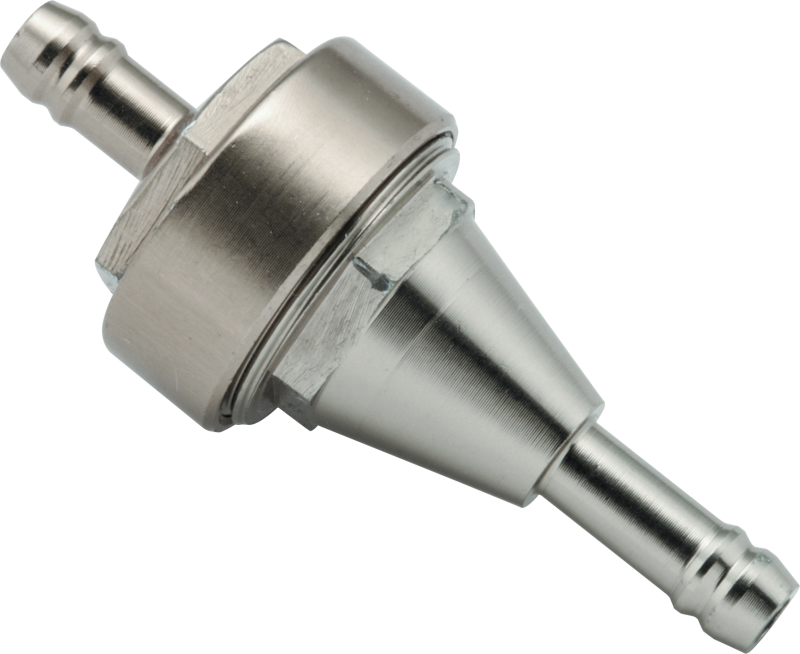 BikeMaster 1/4in Inline Fuel Filter - Titanium 152401 152401 Photo - Primary