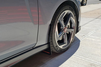 Rally Armor 2019+ Hyundai Veloster Turbo R-Spec UR Red Mud Flap w/ White Logo MF58-UR-RD/WH MF58-UR-RD/WH User 2