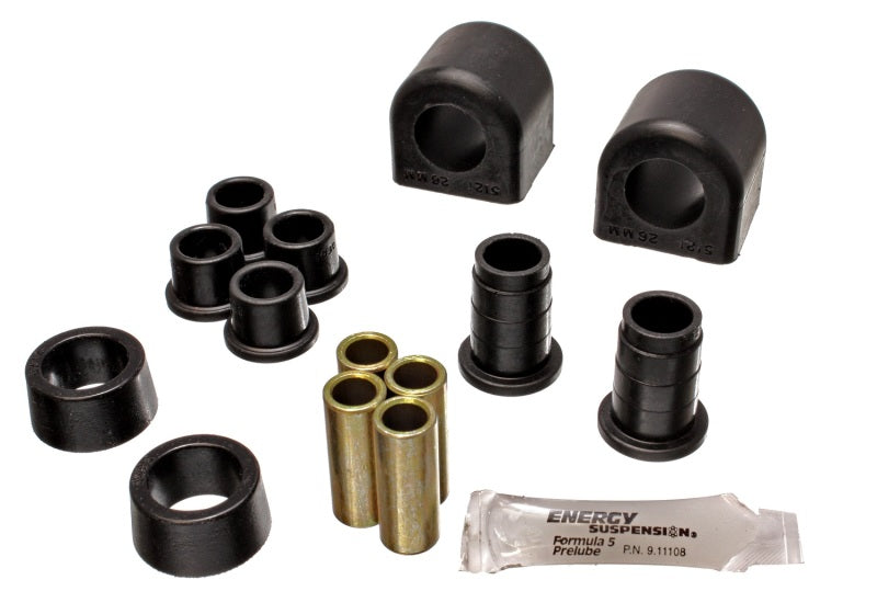 Energy Suspension Sway Bar Bushing Set Black Chevrolet Corvette All 1984-1987 3.5155G Photo - Primary