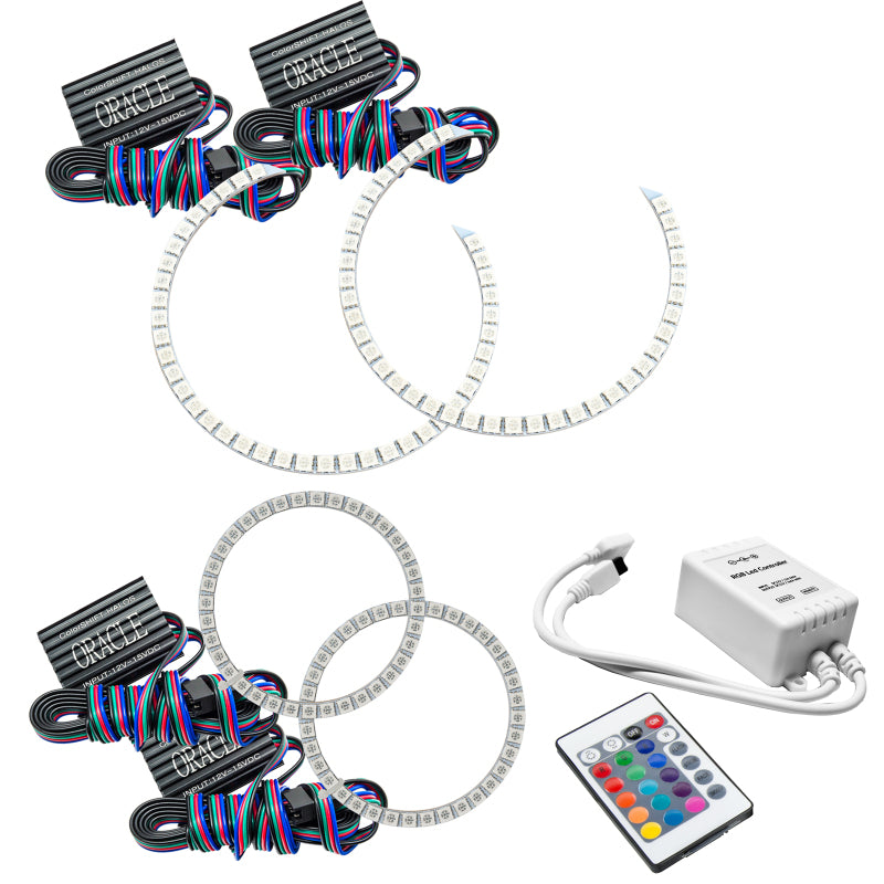 ORACLE Lighting Oracle Mercedes Benz C-Class 08-11 Halo Kit - ColorSHIFT w/ Simple Controller 2291-504 2291-504 Photo - out of package