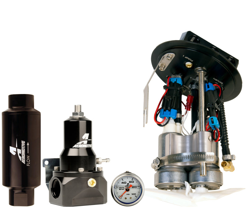 Aeromotive 11-17 Ford Mustang Drop In Kit (18037/15633/13134/12341) - Triple 450 LPH 17356 17356 Photo - Primary